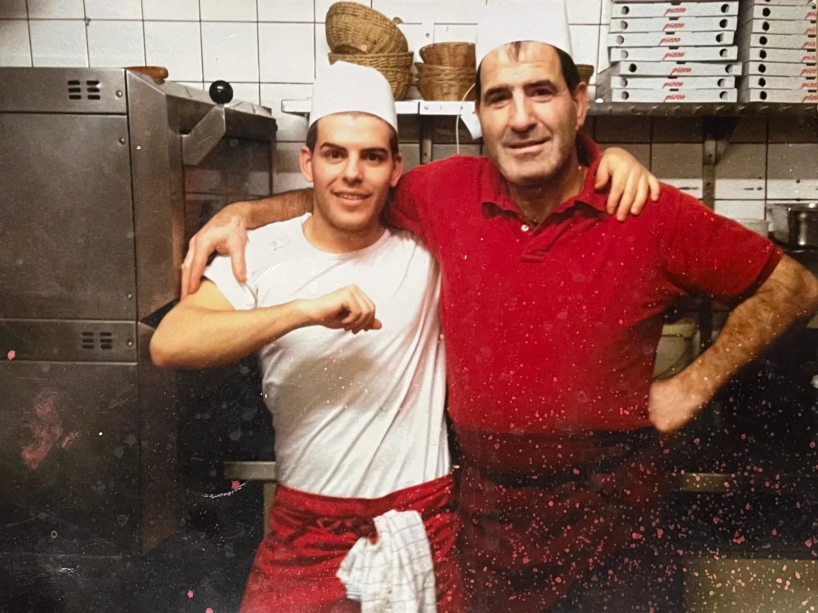 Vincenzo und sein Sohn Gianluca in der Küche